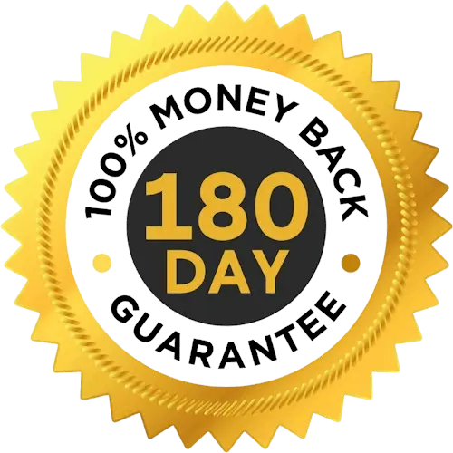 180 days money back Gaurantee